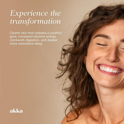 AKKA Akkermansia Probiotic, Liver Cleanse, Detox & Repair, Non-GMO, 60 Caps Liver health support for energy, digestion & metabolism with akkermansia muciniphila. Gluten-free.